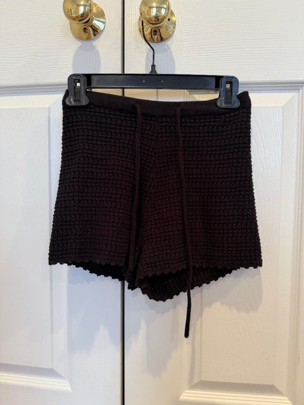 Knit coverup shorts